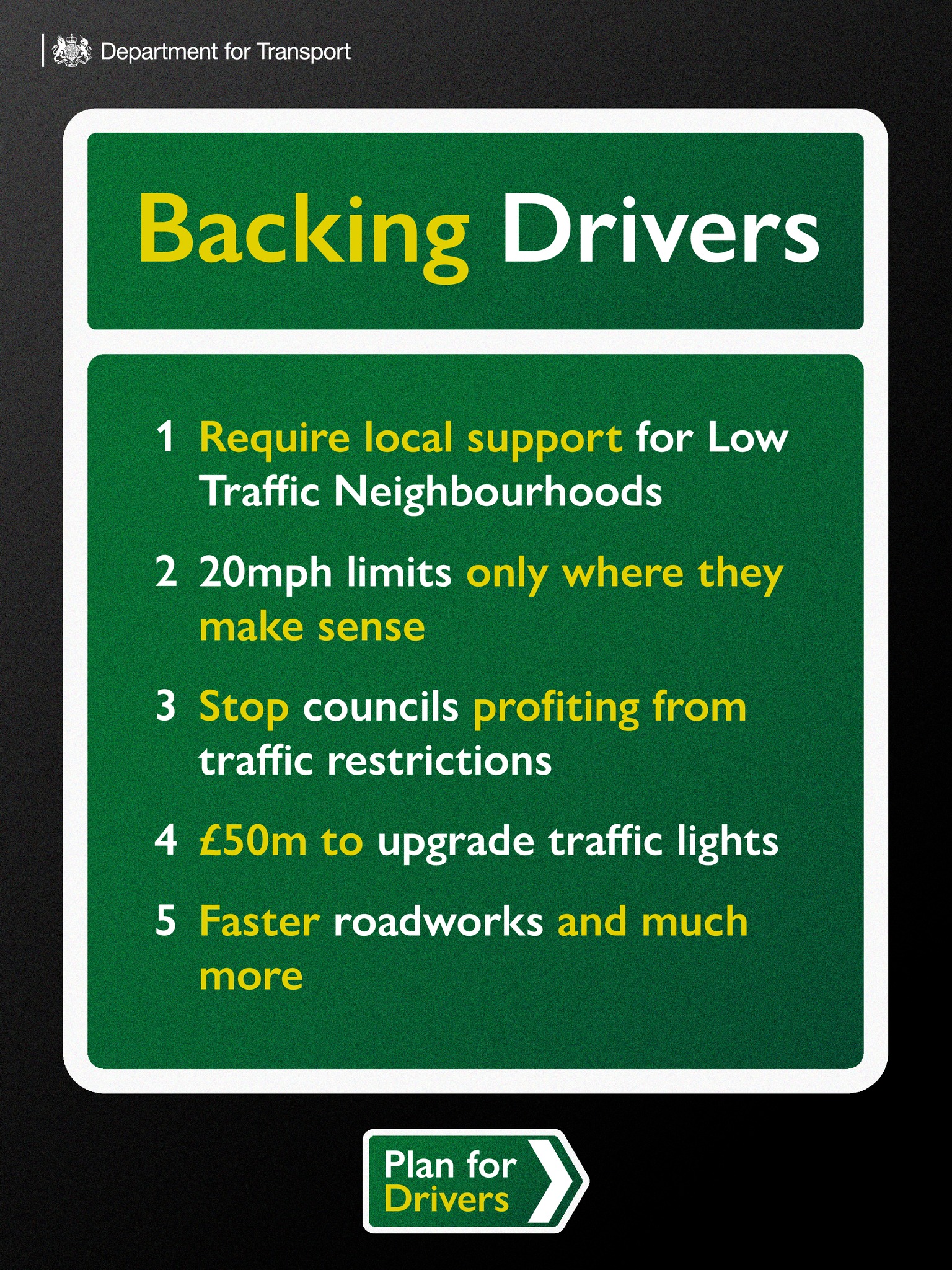 Backing drivers